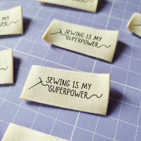 Sew Anonymous - Sewing is my superpower Labels