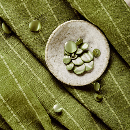 Atelier Brunette - Tile Matcha Leaf VISCOSE KATOEN LINNEN