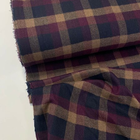 Check Party Purple - WOL FLANEL