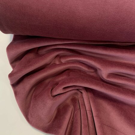 COUPON 165 CM C. Pauli - Renaissance Rose Nicky Velours GOTS