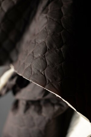 Merchant & Mills - Organic Rustic Brown Pavilion Quilted OILSKIN - GOTS