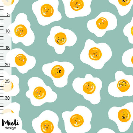 Mieli Design - Eggie Blue JERSEY (organic)