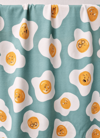 Mieli Design - Eggie Blue JERSEY (organic)