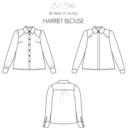 WORKSHOP HARRIET BLOUSE met BLINDE SLUITING Zaterdag 25 maart 2023