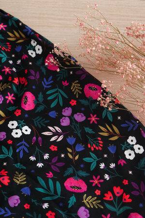 Lise Tailor - Nuit Fleurie Viscose - OEKO-TEX® STeP & FSC