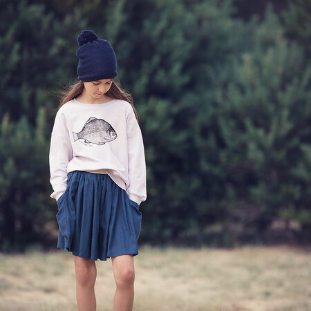 See you at six - Vaandelblauw VISCOSE LINNEN