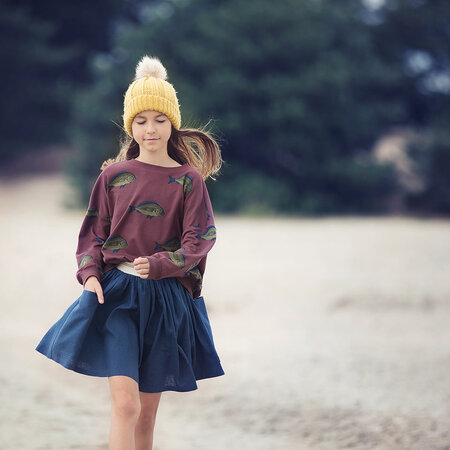 See you at six - Vaandelblauw VISCOSE LINNEN