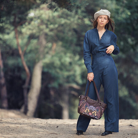 See you at six - Vaandelblauw VISCOSE LINNEN