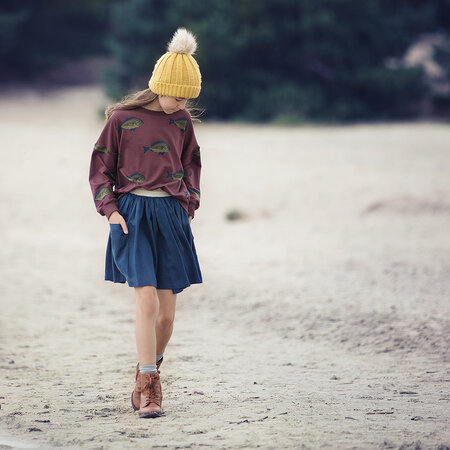 See you at six - Vaandelblauw VISCOSE LINNEN