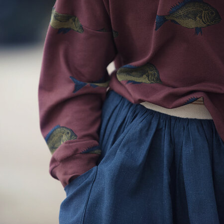 See you at six - Vaandelblauw VISCOSE LINNEN