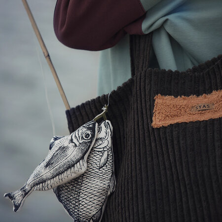 See you at six - Brede Rib Zoethoutgrijs CORDUROY