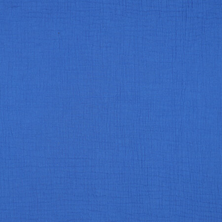 Verhees GOTS - COBALT - Double Gauze/hydrofiel (GOTS)