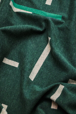 mindtheMAKER - Organic Pixie Jacquard BOTTLE GREEN