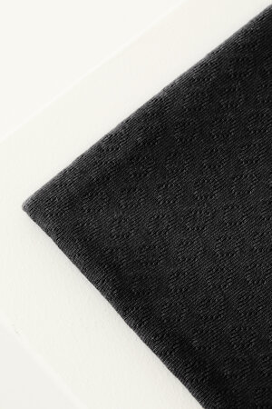 mindtheMAKER - ORGANIC GEM POINTELLE - Black