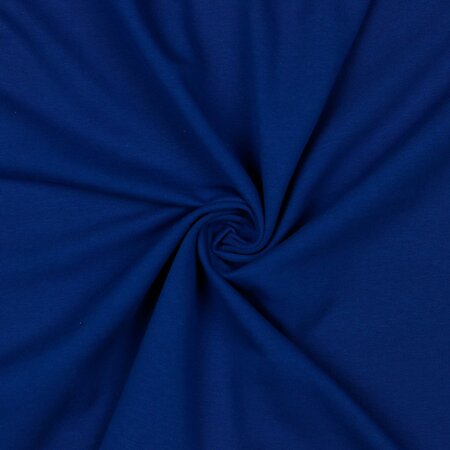 COUPON 40CM Verhees Solid Cobalt SOFT SWEAT GOTS