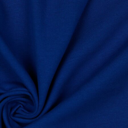 COUPON 40CM Verhees Solid Cobalt SOFT SWEAT GOTS