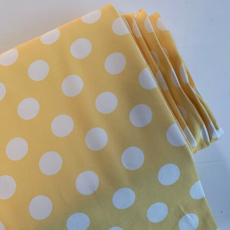 Hilco - Vintage Dots Yellow JERSEY