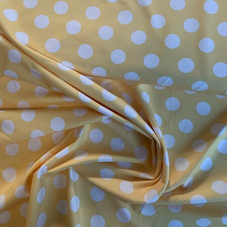 Hilco - Vintage Dots Yellow JERSEY