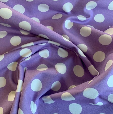 Hilco - Vintage Dots Lilac JERSEY