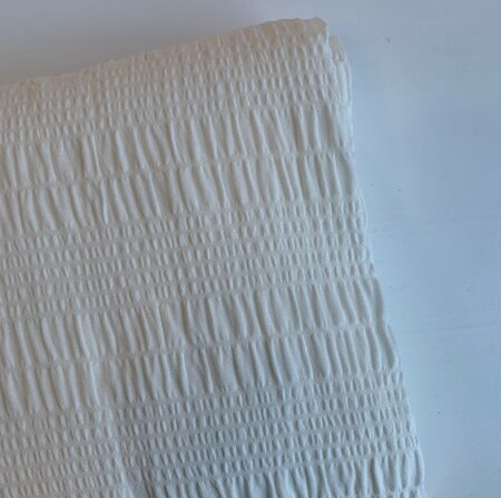 Hilco - Daniela Smocked White VISCOSE