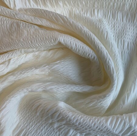 Hilco - Daniela Smocked White VISCOSE
