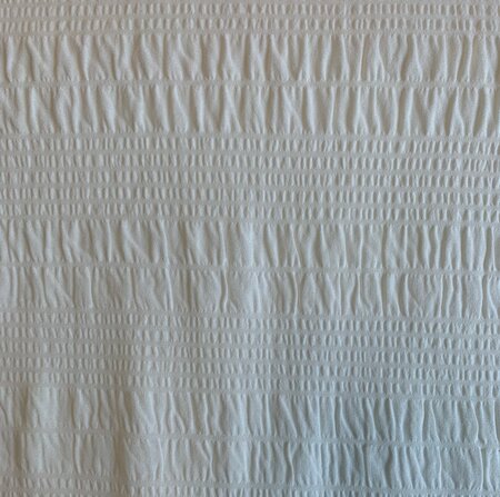 Hilco - Daniela Smocked White VISCOSE