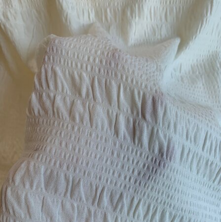 Hilco - Daniela Smocked White VISCOSE