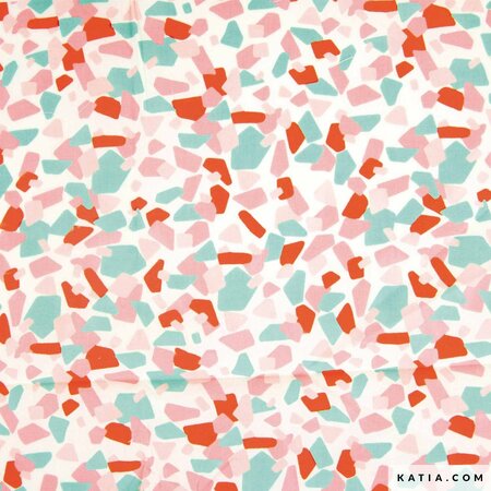 Katia - Lobster Abstract POPLIN KATOEN