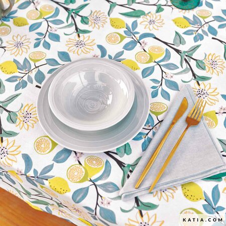 Katia - Lemons & Flowers CANVAS