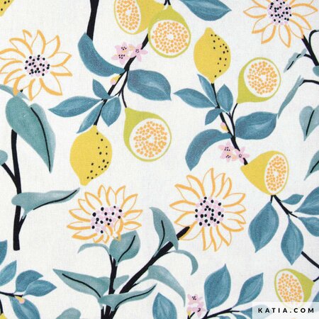 Katia - Lemons & Flowers CANVAS