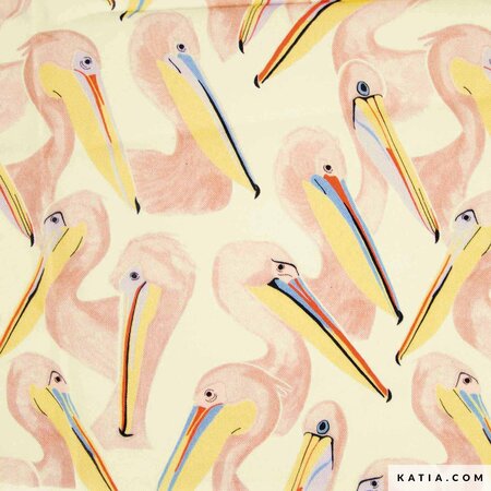 COUPON 45 CM Katia - Pelicans VISCOSE ECOVEROâ„¢