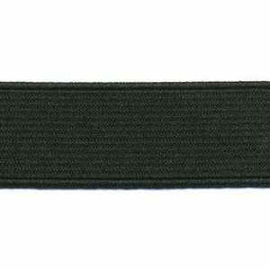 Zwart elastiek 20 mm