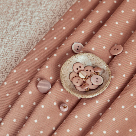 Atelier Brunette CORDUROY Polka Dot Fine Wale Maple