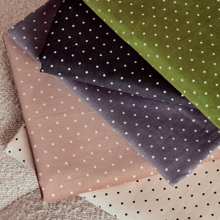 Atelier Brunette CORDUROY Polka Dot Fine Wale Night