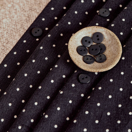 Atelier Brunette CORDUROY Polka Dot Fine Wale Night