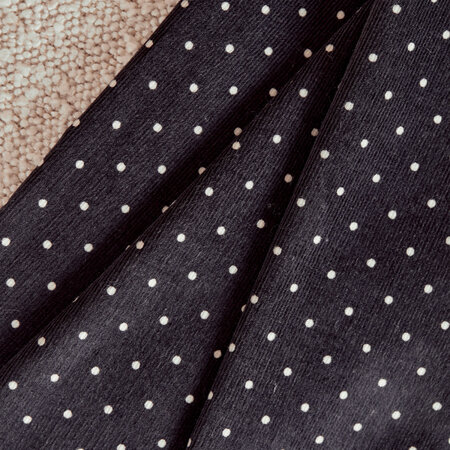 Atelier Brunette CORDUROY Polka Dot Fine Wale Night