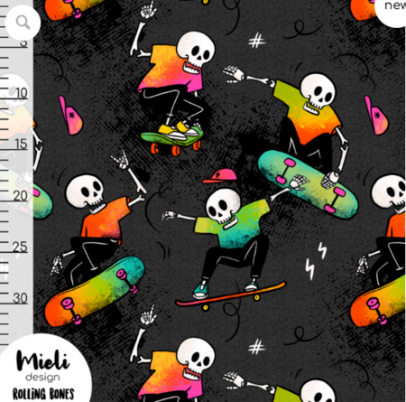 RESTOCK SOON Mieli Design - ROLLING BONES - JERSEY (organic)