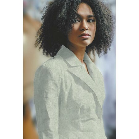 Verhees Sandy Flowers Naturel LINNEN VISCOSE EMBROIDERY