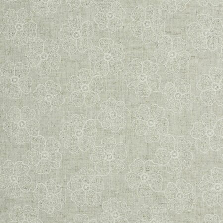 Verhees Sandy Flowers Naturel LINNEN VISCOSE EMBROIDERY