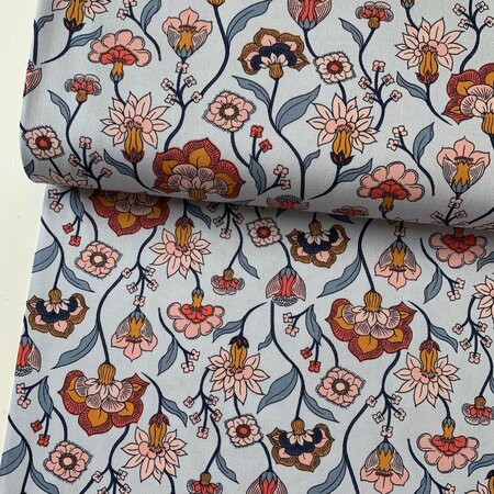 Verhees Rosella Cheerful Flower STRETCH VISCOSE