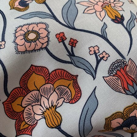 Verhees Rosella Cheerful Flower STRETCH VISCOSE