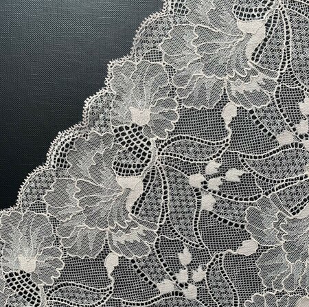 Elastisch kant Ivory Wedding
