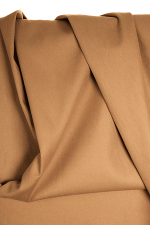 COUPON 70 CM Atelier Jupe - Caramel Brown COTTON