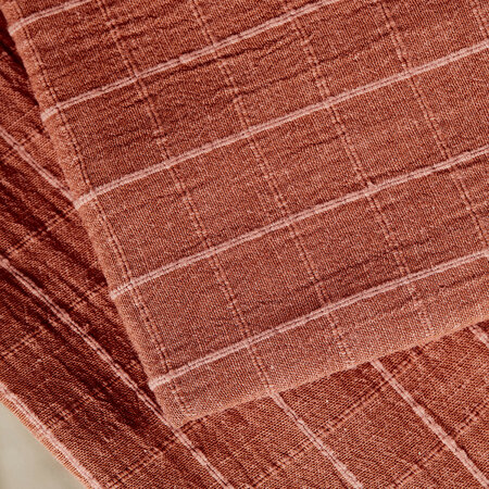 Atelier Brunette - Tile Chestnut VISCOSE KATOEN LINNEN
