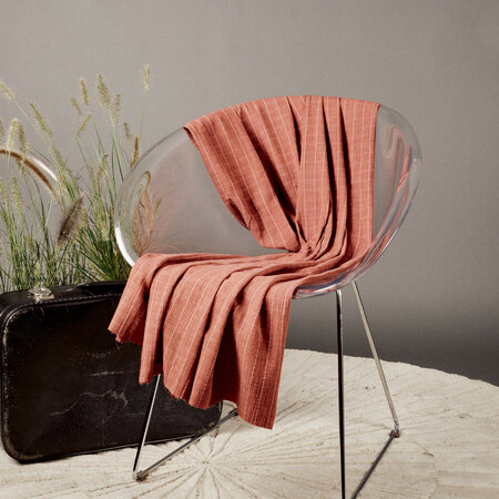 Atelier Brunette - Tile Chestnut VISCOSE KATOEN LINNEN
