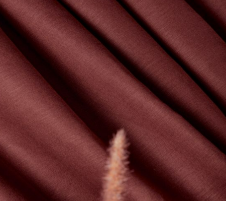 COUPON 115 CM Atelier Brunette - RUST VISCOSE LINNEN