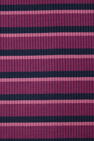 meetMilk - Cherry striped Derby Ribbed Jersey TENCELâ„¢ Modal vezels