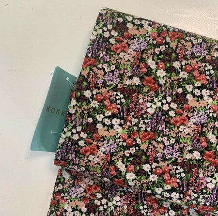 Kokka Japan / Nani Iro - Purple Field ECOVERO COTTON RAYON