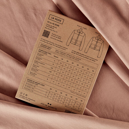 Atelier Brunette - LA Veste - Papier patroon