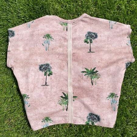 COUPON 55 CM Ansje Handmade - TREES SAND JERSEY